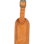 [🔄️B10 / F16] Louis Vuitton Vachetta Leather Luggage Tag - vintageandkickz
