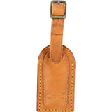 [🔄️B10 / F16] Louis Vuitton Vachetta Leather Luggage Tag - vintageandkickz