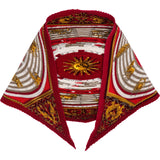 Hermès Dies et Hore Astrologie Plisse Silk Tuch Scarf