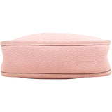 Hermès Rose Sakura Clemence Leather Mini Evelyne 16 Crossbody Bag