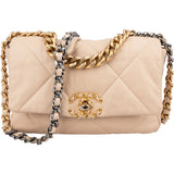 Chanel 19 Quilted Lambskin Single Flap Crossbody Bag