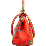 Fendi Multicolor Swirl Print Peekaboo Mini Handbag