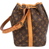 Louis Vuitton Monogram Canvas Sac Noé Petit Shoulder Bag