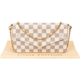 Louis Vuitton Monogram Damier Azur Canvas Pochette Felicie Crossbody Bag