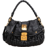Miu Miu Matelassé Leather Coffer Handbag