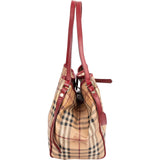 Burberry Haymarket Check Tote Shoulder Bag