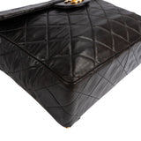 Chanel Quilted Lambskin 24K Gold Small Single Flap Backpack