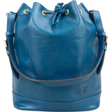 Louis Vuitton Blue Epi Leather Sac Noé Grande Shoulder Bag