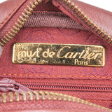 Cartier Bordeaux Leather Mastrine Camera Crossbody Bag