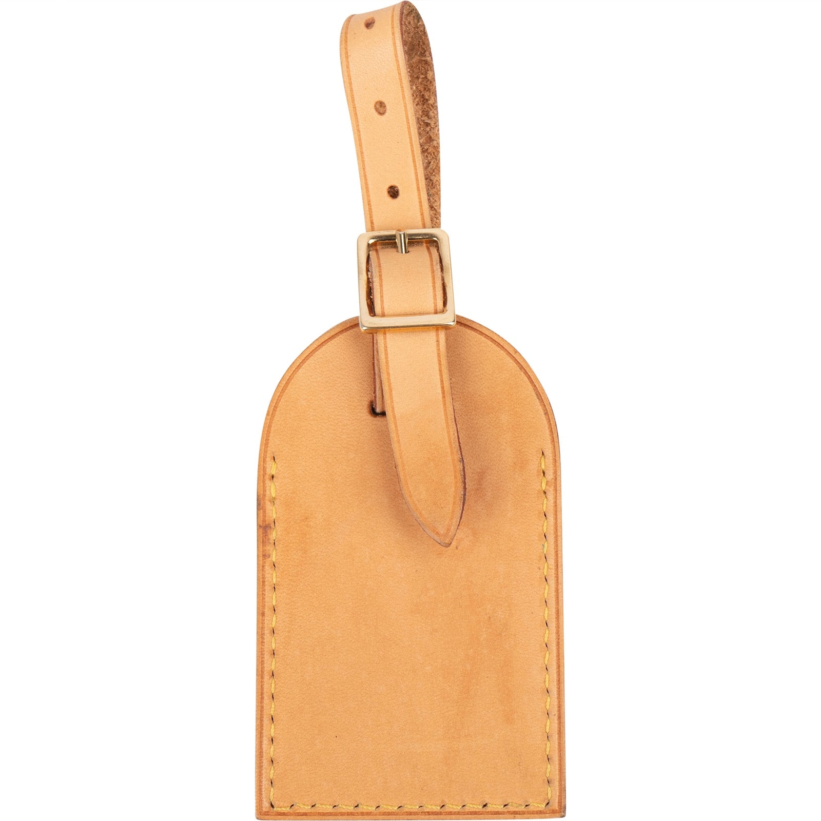 [🔄️B10 / F50] Louis Vuitton Vachetta Leather Luggage Tag - vintageandkickz