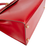 Hermès Rouge Vif Box Leather Kelly Sellier 35 Handbag