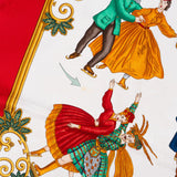 Hermès Joies d'Hiver Silk Carre 90 Scarf Tuch