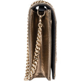 Christian Dior Metallic Patent Leather Diorama Crossbody Bag