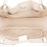 Gucci Monogram GG Canvas Horsebit Tote Shoulder Bag - vintageandkickz