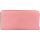 Prada Saffiano Leather Zip Around Wallet