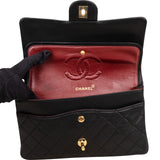 Chanel Quilted Lambskin 24K Gold Medium Double Flap Shoulder Bag
