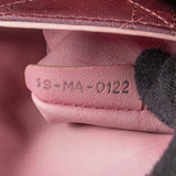 Christian Dior Pink Quilted Leather Diorama Shoulder Bag