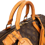 Louis Vuitton Monogram Canvas Keepall 50 Bandoulière Travel Bag