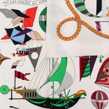 Hermès Les Folies du Ciel Silk Carre 90 Scarf Tuch