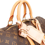 Louis Vuitton Monogram Canvas Keepall 50 Bandoulière Travel Bag