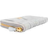 Prada Nappa Gaufre Zip Around Wallet