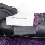 Balenciaga Raffia Panier Tote Handbag
