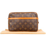 Louis Vuitton Monogram Canvas Compiegne 23 Clutch - vintageandkickz