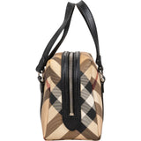 Burberry Nova-Check Monogram Mini Boston Handbag