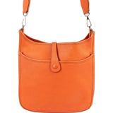Hermès Orange Epsom Leather Evelyne III GM Crossbody Bag