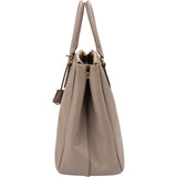 Prada Grey Saffiano Leather Galleria Handbag