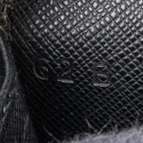 Prada Black Saffiano Leather Wallet On Chain Crossbody Bag