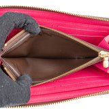Louis Vuitton Monogram Canvas Flower Zippy Clemence Wallet