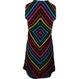 Gucci Multicolor Glitter Symmetric Pattern Top Dress (XS)