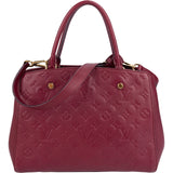 Louis Vuitton Leather Monogram Empreinte Montaigne MM Handbag