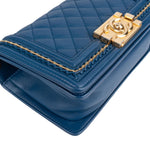 Chanel Quilted Lambskin Braided Boy Single Flap Crossbody Bag xx neuwertig - vintageandkickz