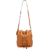 MCM Monogram Visetos Drawstring Crossbody Bag