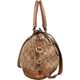 Gucci Monogram GG Canvas Sukey Satchel Handbag