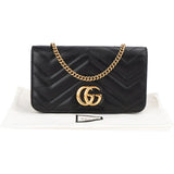Gucci Matelassé Leather GG Marmont Mini Crossbody Bag