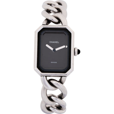 Chanel Silver Tone Première Chaîne H0452 Women Watch (M)