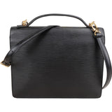 Louis Vuitton Noir Epi Leather Monceau Handbag