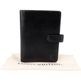 Louis Vuitton Noir Epi Leather Agenda MM Organizer