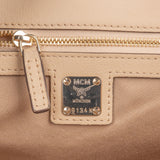 MCM Monogram Visetos Canvas Essential Studs Handbag
