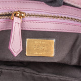 Fendi Monogram FF Embossed Suede Baguette Crossbody Handbag