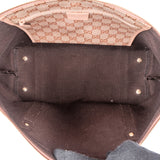 Gucci Monogram GG Coated Canvas Pink Abbey Tote Shoulder Bag