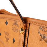 MCM Monogram Visetos Liz Reversible Shopper Tote Shoulder Bag