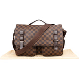 [🔄️B07 / F12] Louis Vuitton Monogram Damier Ebene Canvas Broadway Crossbody Bag - vintageandkickz
