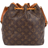 Louis Vuitton Monogram Canvas Sac Noé Petit Shoulder Bag