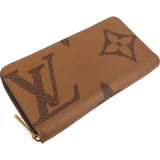 Louis Vuitton Monogram Giant Reverse Canvas Zippy Wallet