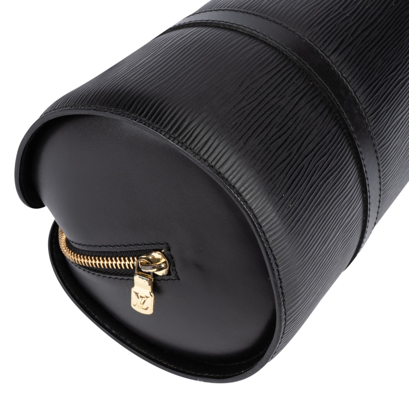 Louis Vuitton Noir Epi Leather Soufflot Handbag - vintageandkickz