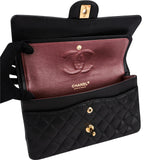 Chanel Quilted Caviar Leather Medium Double Flap Crossbody Bag